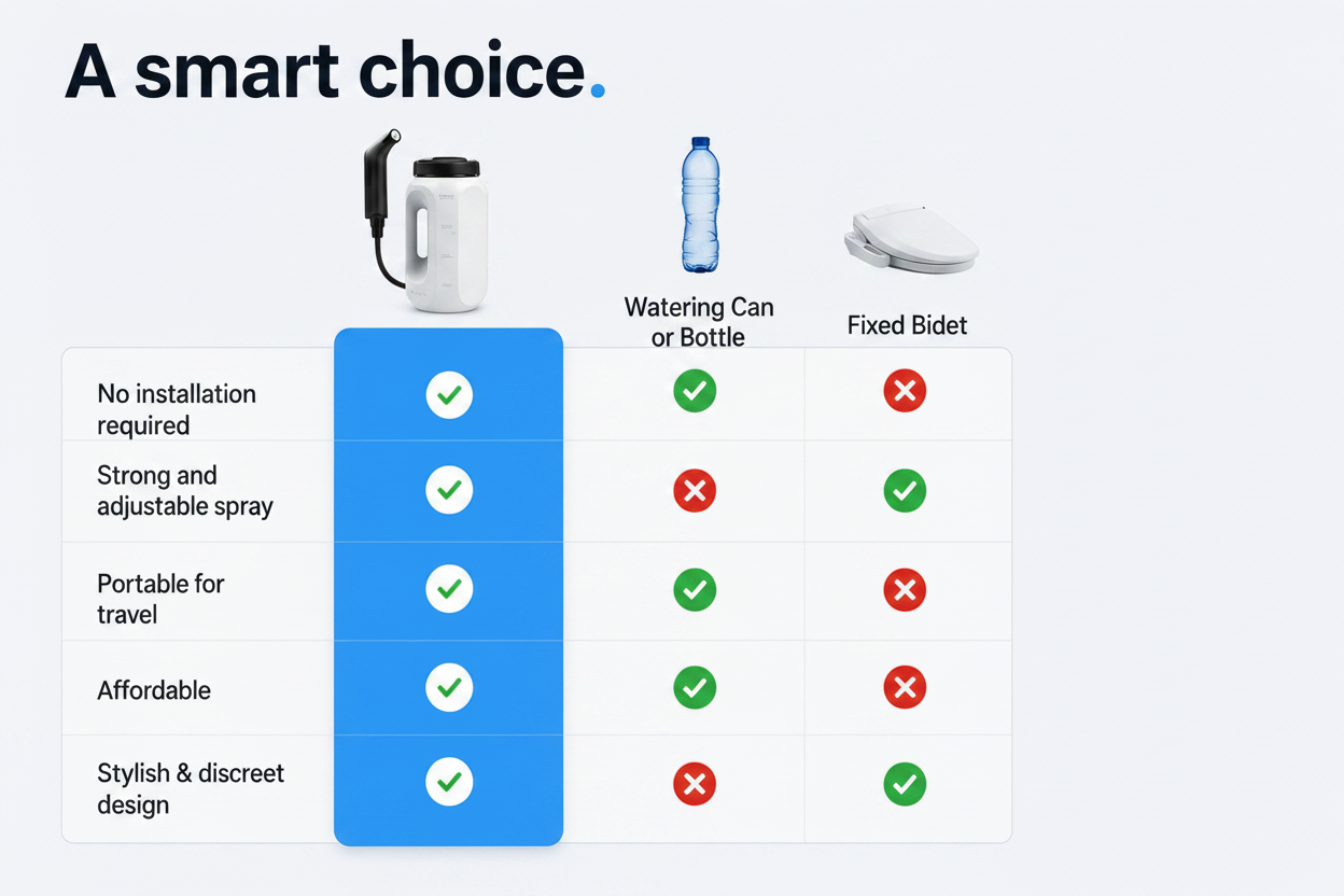 Pocket Personal Bidet Spray