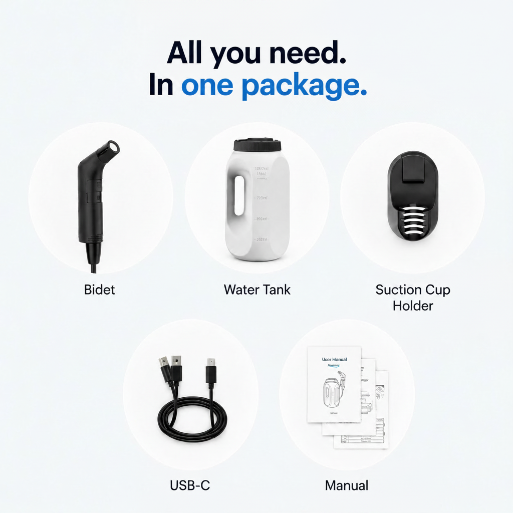 Pocket Personal Bidet Spray